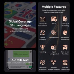 2025 Language Translator Device Real-time AI Smart Instant Voice 144+ Languages