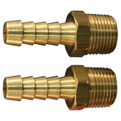 2 Milton S-603 Milton Industries 3/8″ ID Male Hose Ends (2 pack)
