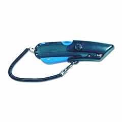 Box Knife Cutter Holster & Easy Cut 1000 Safety Replacement Blades, PK 10 Blades
