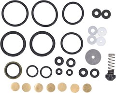 30mpa PCP Air Compressor Repair Kit, Metal PVC Sealing Ring Set High Black