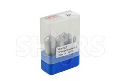 SHARS 90 Degree HSS Single Flute Countersink Set 5 Pcs NEW P}