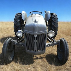 Tractor Hood For Ford 2N 9N 8N # 8N16612 Heavy Duty Steel Gray w/ Battery Door