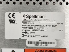 AMAT 0190-39547 SPELLMAN HIGH VOLTAGE X4432 ESC5PN25X4432, USED