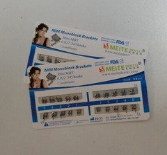 100X Dental Orthodontic Metal Brackets Mini Roth/MBT/Edgewise 022 Slot 345 hooks