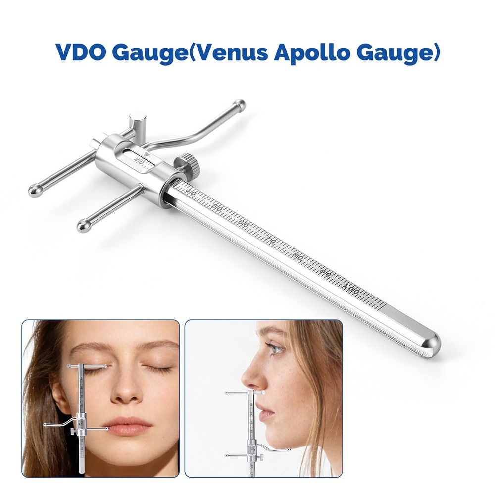 AZDENT Dental VDO Gauge Premium Grade Venus Apollo Prosthodontics Gauge Ruler