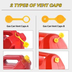 3 Pack Gas Can Spout Replacement Universal Fuel Cans Nozzle Kit 1 2 5 10 Gallon