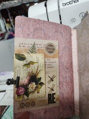 Handcrafted Pink & Green Floral Journal, Planner, Notebook, Album