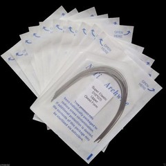 10 Pcs Dental Orthodontic NITI Super Elastic Rectangular Arch Wire Ovoid/Natural