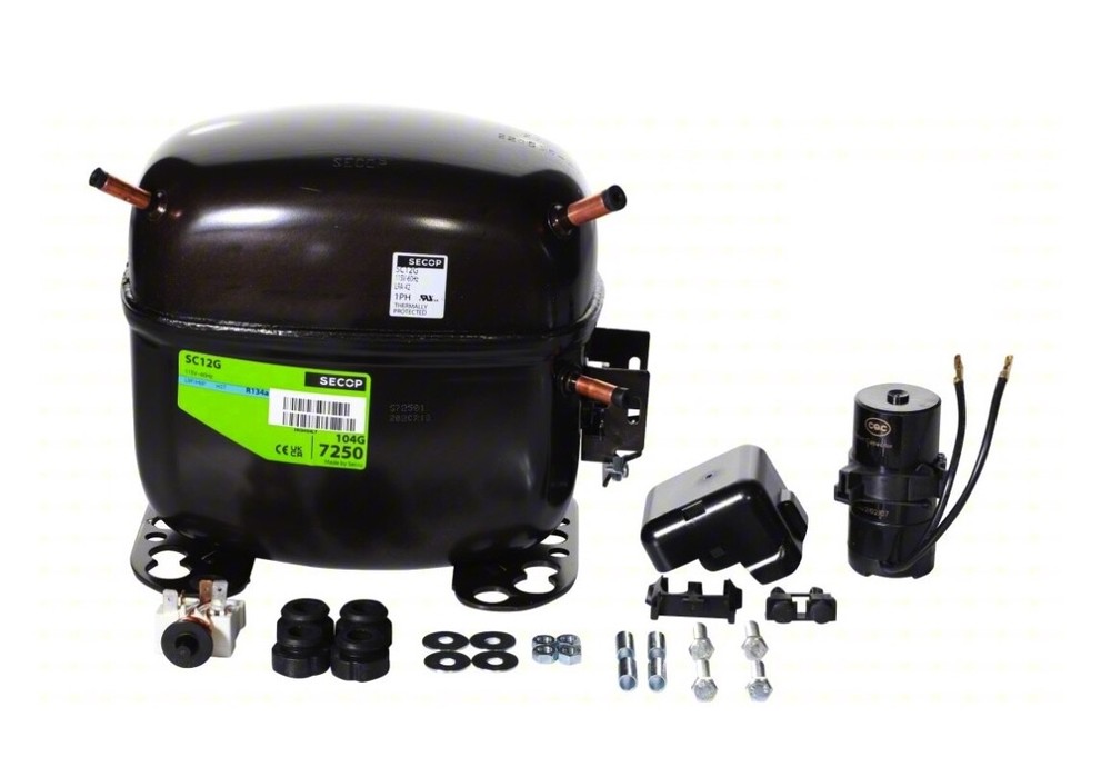 GoodGrabs OEM Replacement Compressor for Secop SC12G, 115V 60Hz 3/10 hp 1 PH