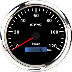 LED Universal 110MM GPS Speedometer 60/80/120/200KMH 80MPH Speed Gauge Meter