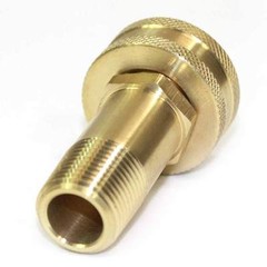 (1) 3/4″ GHT Female x 3/8″ Male NPT Hose Swivel Fitting – FGF106