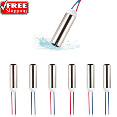 6 Pcs DC Coreless Vibration Motors 7X25Mm Micro Vibrating Motors 1-6V 8000-20000