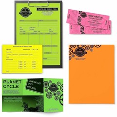 Bright Color Letter Paper, Assorted 24Lb, 500 Sheets Ideal for Printing