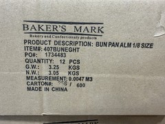Cases of 12 Commercial Grade Heavy Duty Sheet Pans (Bun Pans) – BRAND NEW!
