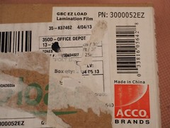 New GBC RollSeal EZload Roll Film 5 mil 12″ x 100 ft Clear Finish GBC3000052EZ