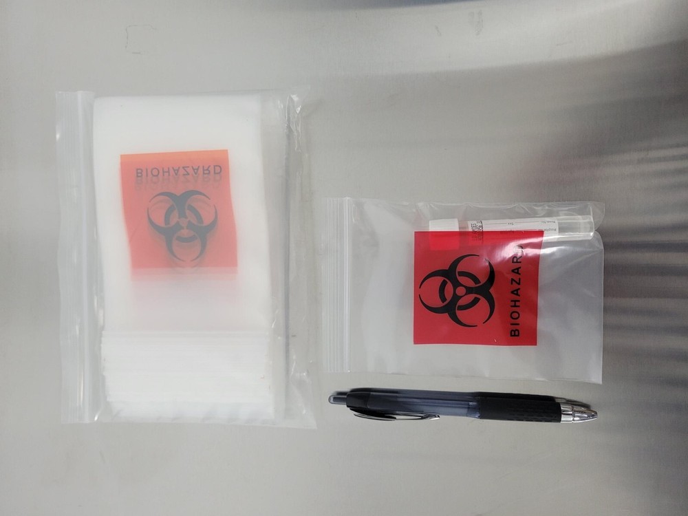 3 x 5, Biohazard Bags, (1000 Bags) ALL OFFERS ACCEPTED