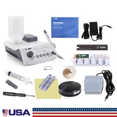 Veterinary Dental Scaler Machine With LED Handpiece Ultrasound Scaler. 5 Tips