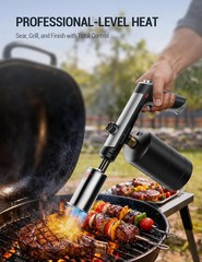 ThermoMaven Propane Torch with One-Touch Max Fire, Cooking Blow Torch Gun with a