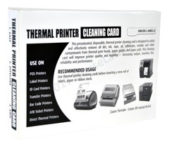 25 DYMO Compatible 60622 CLEANING CARDS, 4″ x 6″ Works Great For DYMO 1744907
