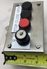 Push Button System 3-Pos Open/Close/Stop & On & Off Lock