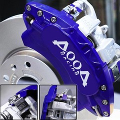 Dark Blue White Logo Brake Caliper Covers Acura TLX 2021-2025 Front Rear