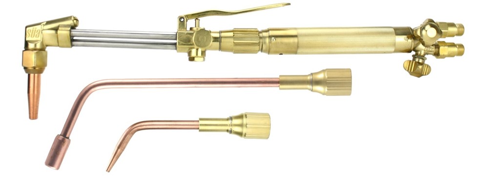 Heavy Duty Oxy-Fuel Torch compatible with Harris with Check Valves + Cutting Tip