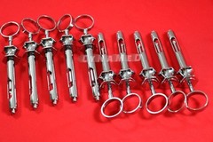 10 PREMIUM GERMAN STAINLESS DENTAL ASPIRATING SYRINGE DENTAL INSTRUMENTS 1.8CC
