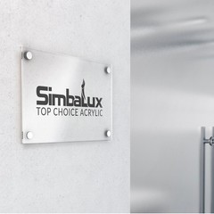 [1-Pack] SimbaLux® Acrylic Sheet Clear 12”x12” 1/2″ Thick (13mm) Plexiglass