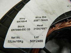 WELDER’S CHOICE MIG Welding Wire: 0.035″ Dia 33 lb ER70S6-035-33