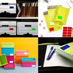 Royal Green Rectangular Color-Coding Labels Roll 50x31MM (2 Inch x 1.2 Inch)