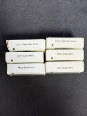 Loop Earplugs – Accessories 5 Cases + 1 Mute Style Pack 6 Pairs New