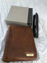 Leather Bound DAY-TIMER Calendar Planner Set – Used, Low Flat Shipping