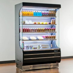 Turbo Air TOM-50W(B)-N 50in Refrigerated Open Air Merchandiser Black