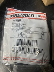 8X Wiremold Legrand 525HB Anodized Aluminum Underfloor Raceway Housing & Base