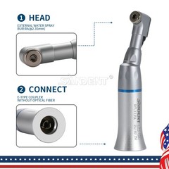 NSK Style Dental Slow Low Speed Handpiece Straight Contra Angle Air Motor 4Hole