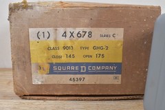 Square D 4×678 Pressure Switch 145-175psi Pumptrol