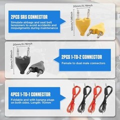 Automotive Multimeter Test Leads Kit Banana Plug Test Leads Diagnostic 104pcs