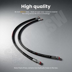 AGT Miva China Mini Excavator M14x1.5x 36″ Hydraulic Hose New Both Ends Straight