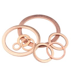 3mm – 60mm Marine Copper Sealing Washers Rings Flat Gasket Metric Various Sizes
