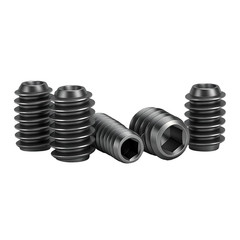 240 Pcs 22 Sizes Black Set Screw Assortment Kit, SAE Allen Head Grub Screws for