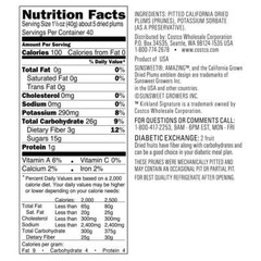 Signature’s Dried Plums Pitted Prunes, 3.5 Pounds Pack of 2