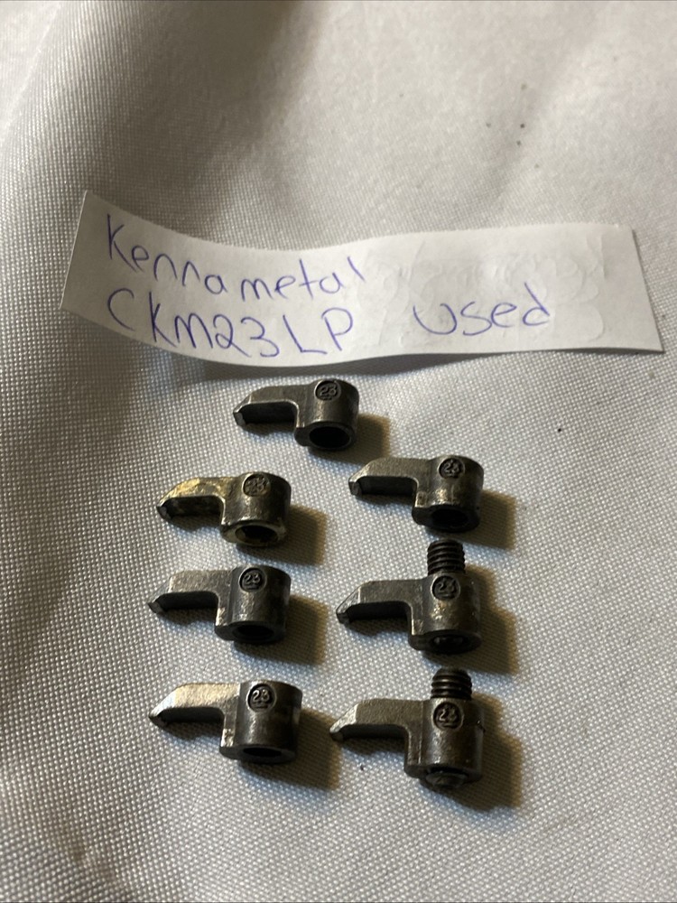 Used LOT OF 7 GENUINE KENNAMETAL CKM23LP CLAMPS 1020647 93-577-1089 (I10)