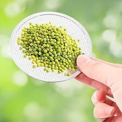 6 Pack Sprouting Jar Lids – 304 Stainless Steel Screen Filter Strainer Lid for
