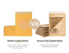 Eco-Friendly Biodegradable Compostable Honeycomb Padded Mailers ♻ 6”x9″ 10-Pack