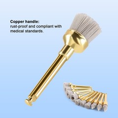 10pc Dental Finishing Finisher Prophy Brushes Aluminium Oxide Polishing Polisher