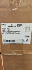 Amfico ER200 Rigid 3 Piece Erickson Conduit Couplings 2″ Steel/Zinc Case of 25