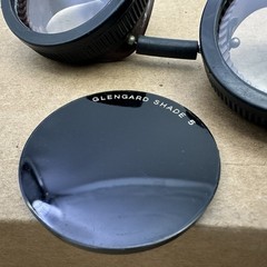 Vintage Welding Goggles Clear Lens Protective Only One Glengard Shade Glass Lens
