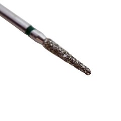 Dental Diamond Round End Taper Burs FG 856/016C Coarse Grit Green Friction Grip