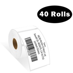 40Rolls 2-5/16″ x 4″ Large White Shipping 300 Labels 30256 For Dymo LabelWriter