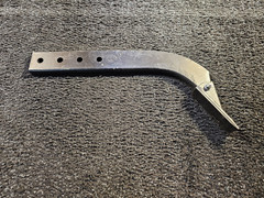 (QTY 3) Box Blade Shank Scarifier Shanks Teeth 4 Holes 19″ Box Scraper Shank